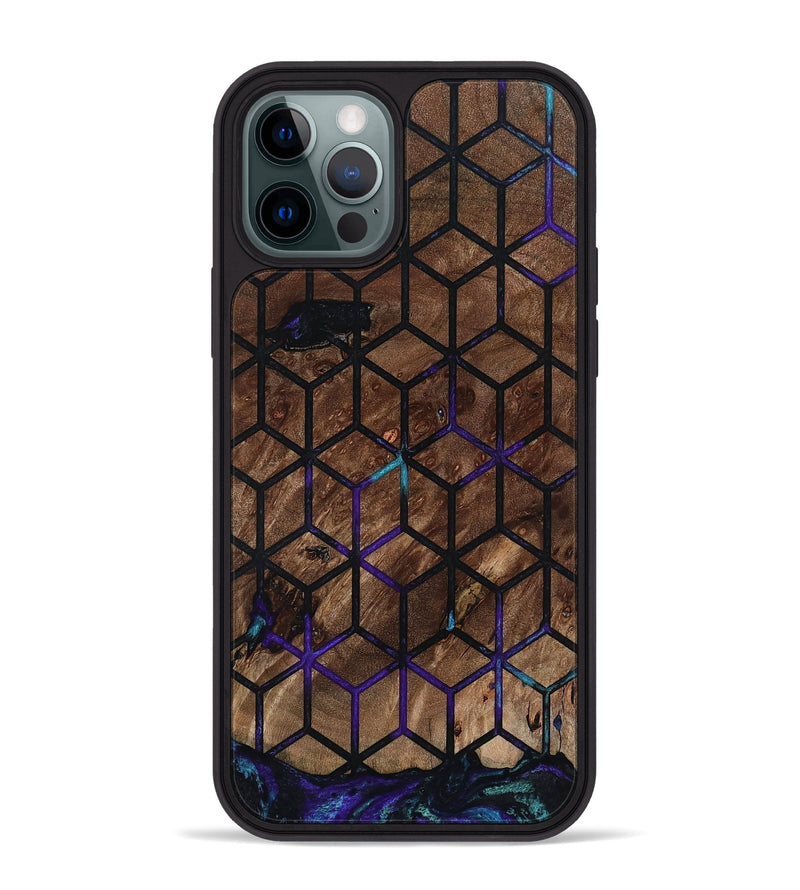 iPhone 12 Pro Max Wood Phone Case - Vickie (Pattern, 802163)