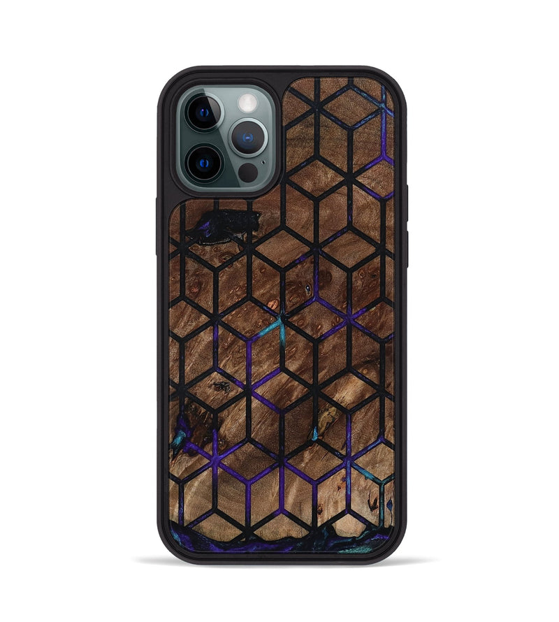 iPhone 12 Pro Wood Phone Case - Vickie (Pattern, 802163)