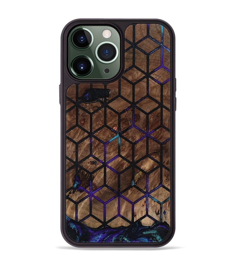 iPhone 13 Pro Max Wood Phone Case - Vickie (Pattern, 802163)