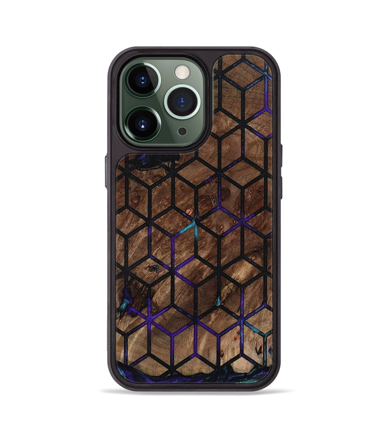 iPhone 13 Pro Wood Phone Case - Vickie (Pattern, 802163)