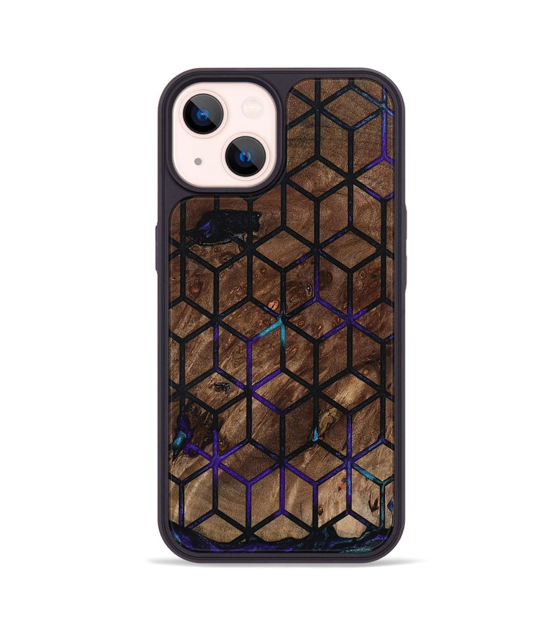 iPhone 14 Wood Phone Case - Vickie (Pattern, 802163)
