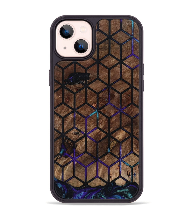 iPhone 14 Plus Wood Phone Case - Vickie (Pattern, 802163)