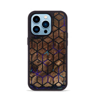 iPhone 14 Pro Wood Phone Case - Vickie (Pattern, 802163)