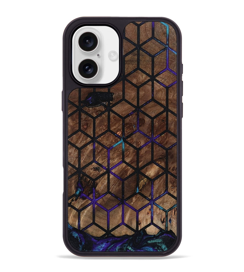 iPhone 16 Plus Wood Phone Case - Vickie (Pattern, 802163)