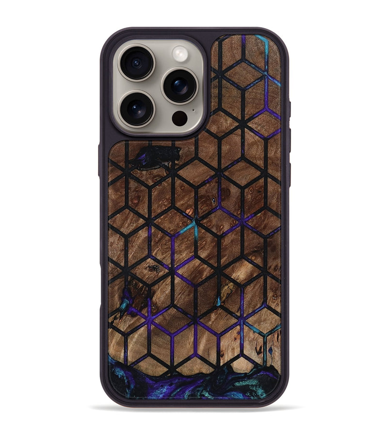 iPhone 16 Pro Max Wood Phone Case - Vickie (Pattern, 802163)