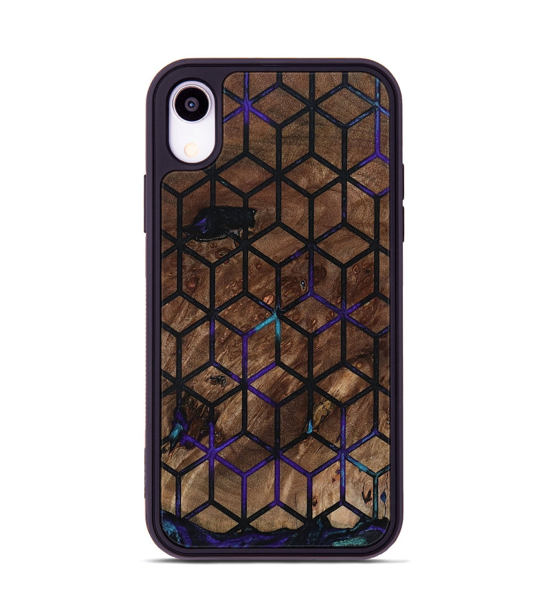 iPhone Xr Wood Phone Case - Vickie (Pattern, 802163)