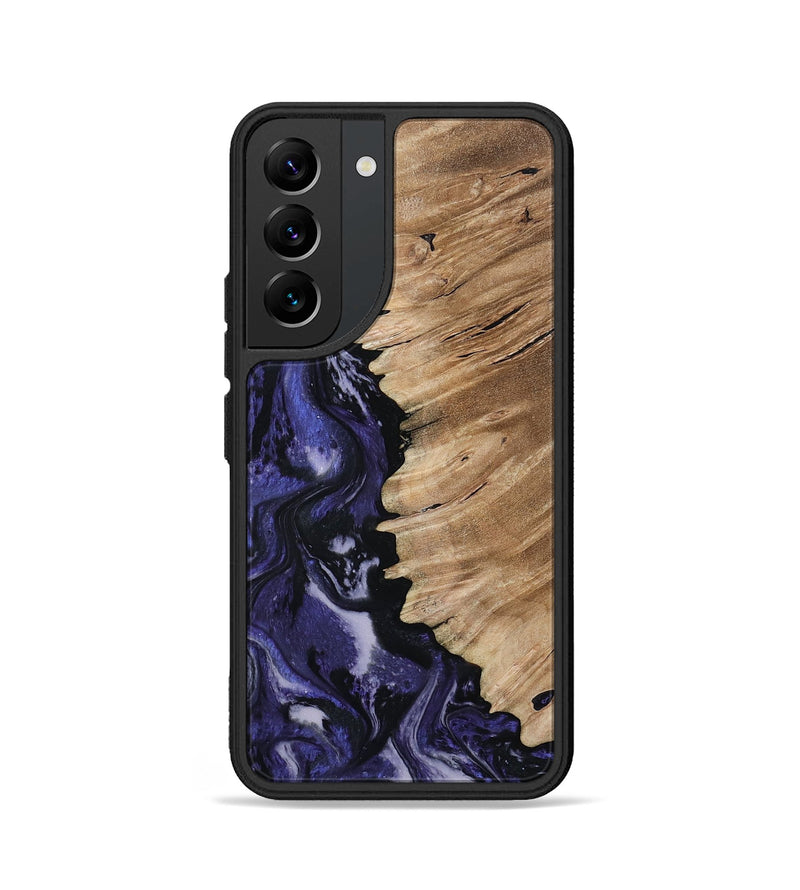 Galaxy S22 Wood Phone Case - Karlee (Purple, 802166)