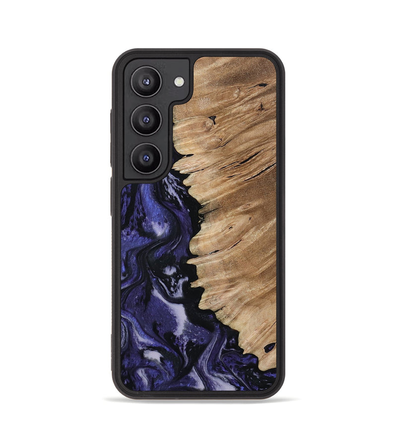 Galaxy S23 Wood Phone Case - Karlee (Purple, 802166)
