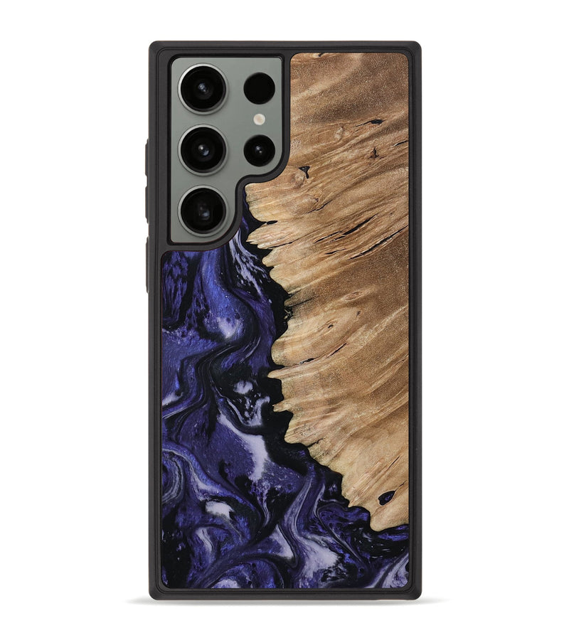 Galaxy S23 Ultra Wood Phone Case - Karlee (Purple, 802166)