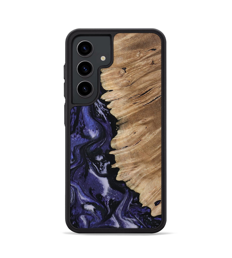 Galaxy S24 Wood Phone Case - Karlee (Purple, 802166)