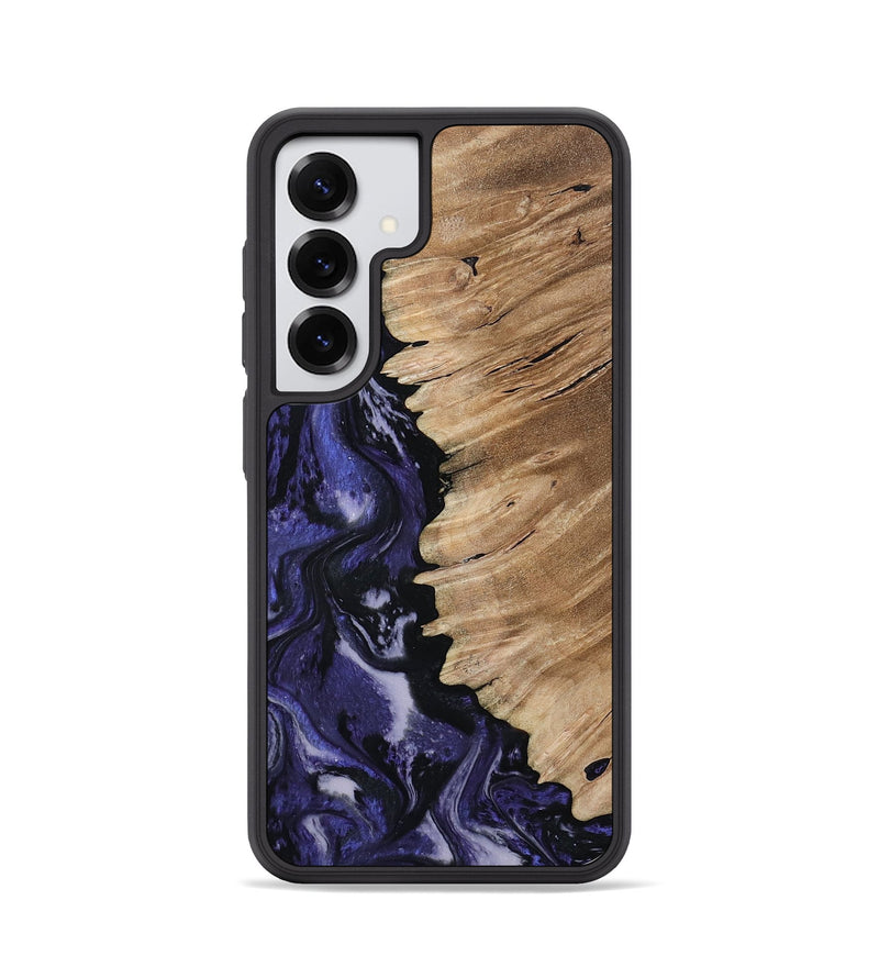 Galaxy S25 Wood Phone Case - Karlee (Purple, 802166)