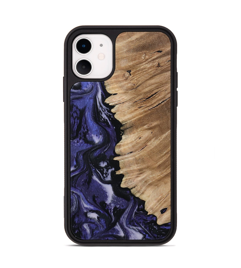 iPhone 11 Wood Phone Case - Karlee (Purple, 802166)