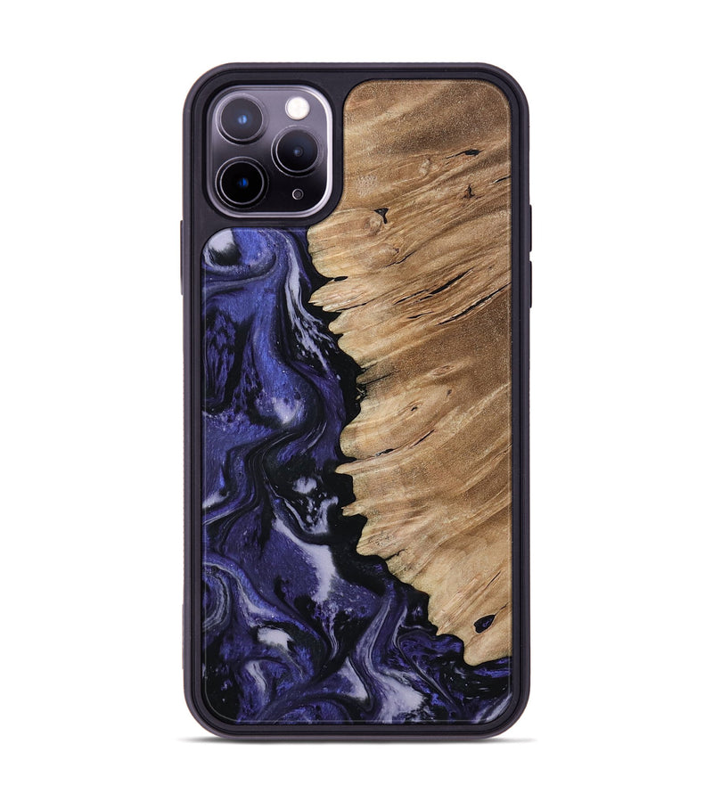 iPhone 11 Pro Max Wood Phone Case - Karlee (Purple, 802166)