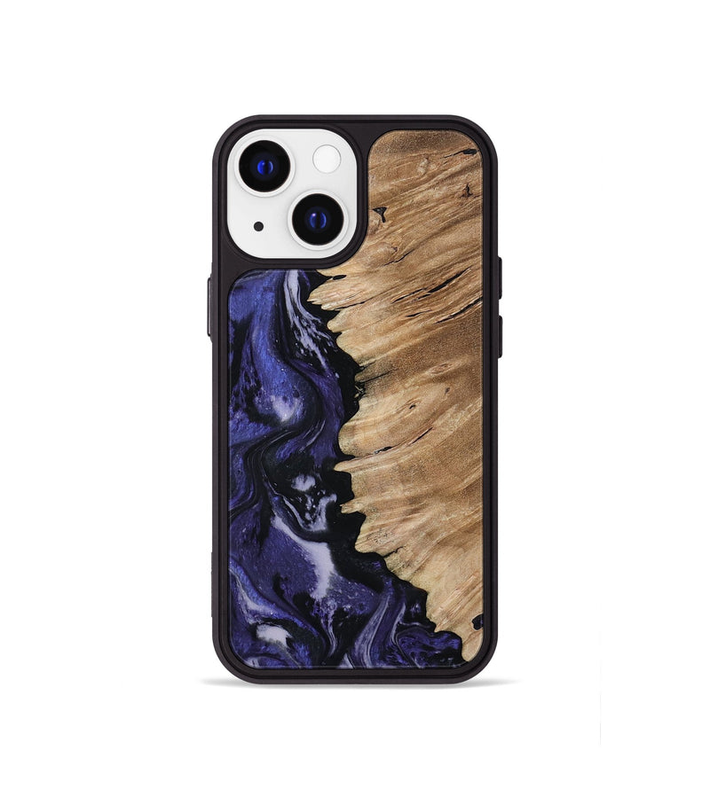 iPhone 13 mini Wood Phone Case - Karlee (Purple, 802166)