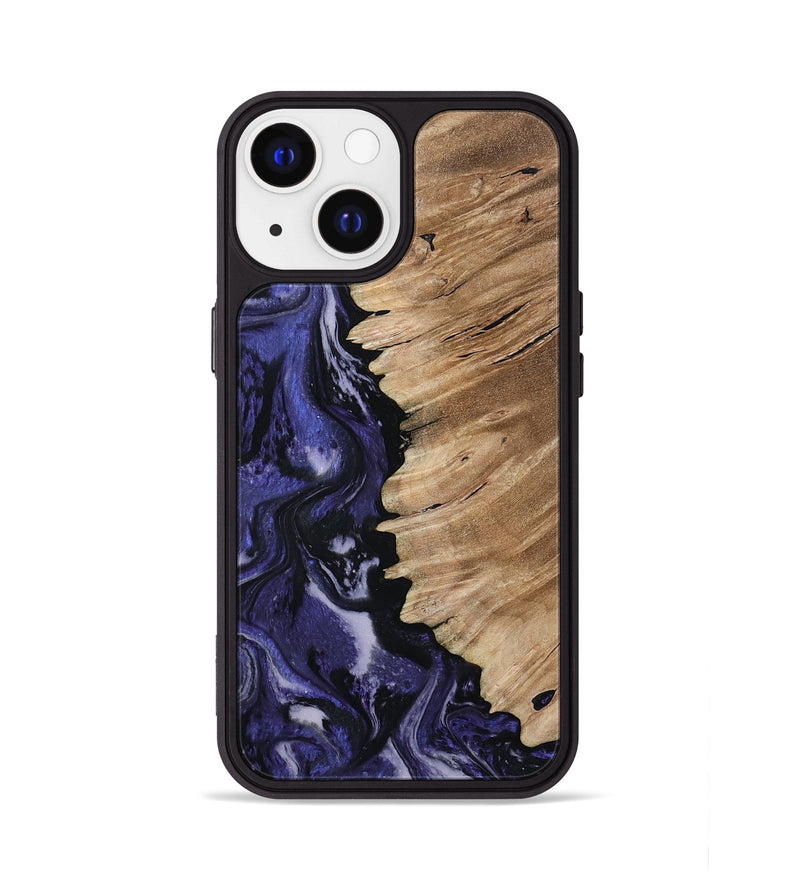 iPhone 13 Wood Phone Case - Karlee (Purple, 802166)