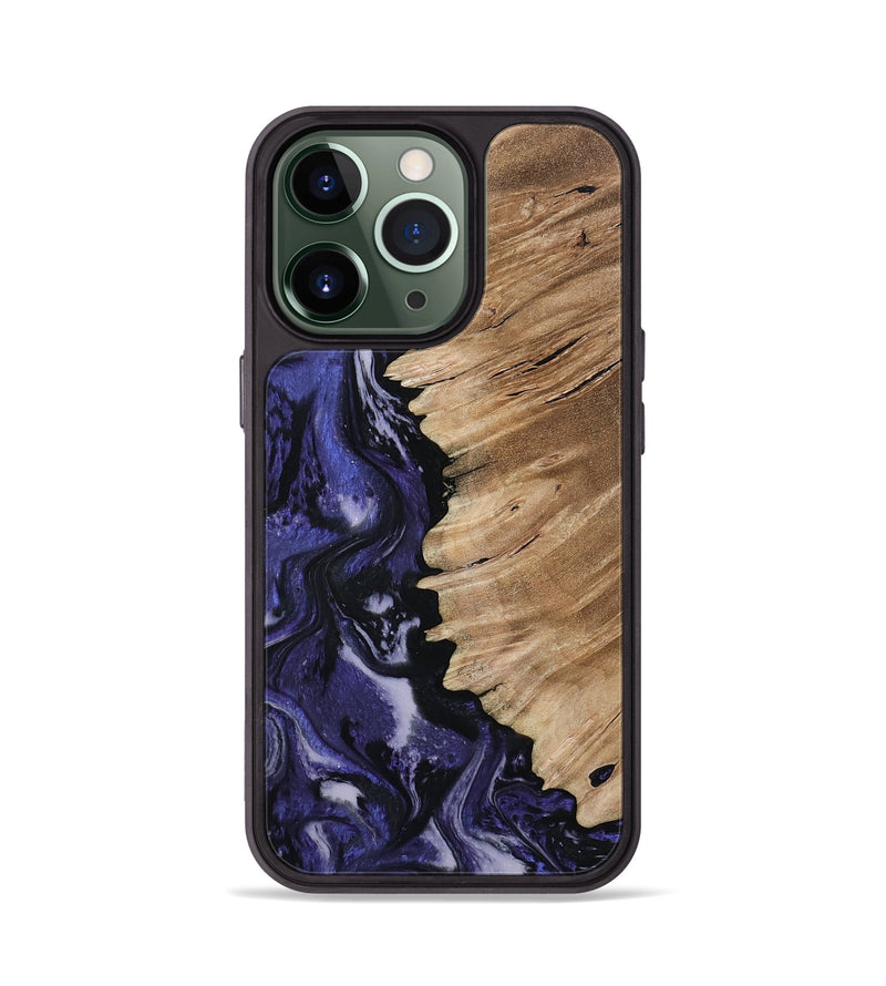 iPhone 13 Pro Wood Phone Case - Karlee (Purple, 802166)
