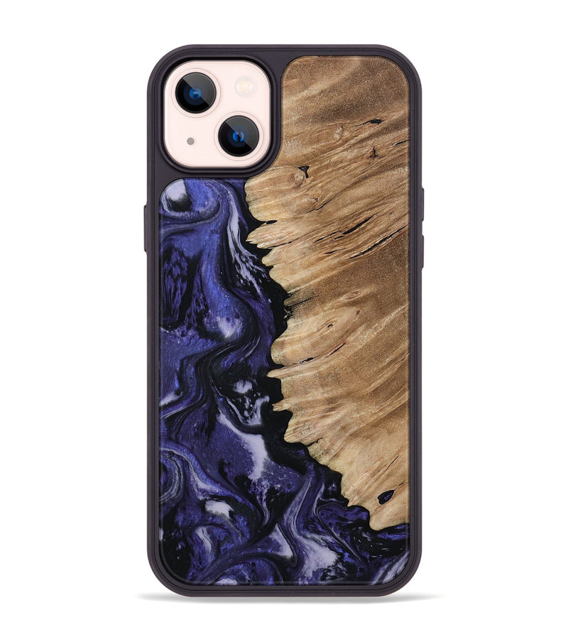 iPhone 14 Plus Wood Phone Case - Karlee (Purple, 802166)