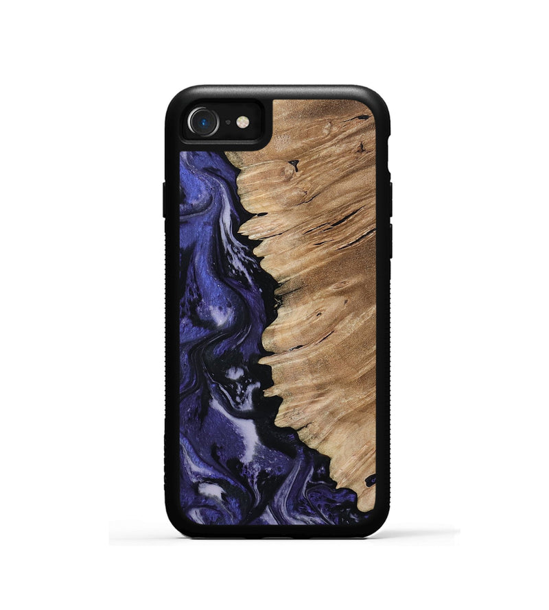 iPhone SE Wood Phone Case - Karlee (Purple, 802166)