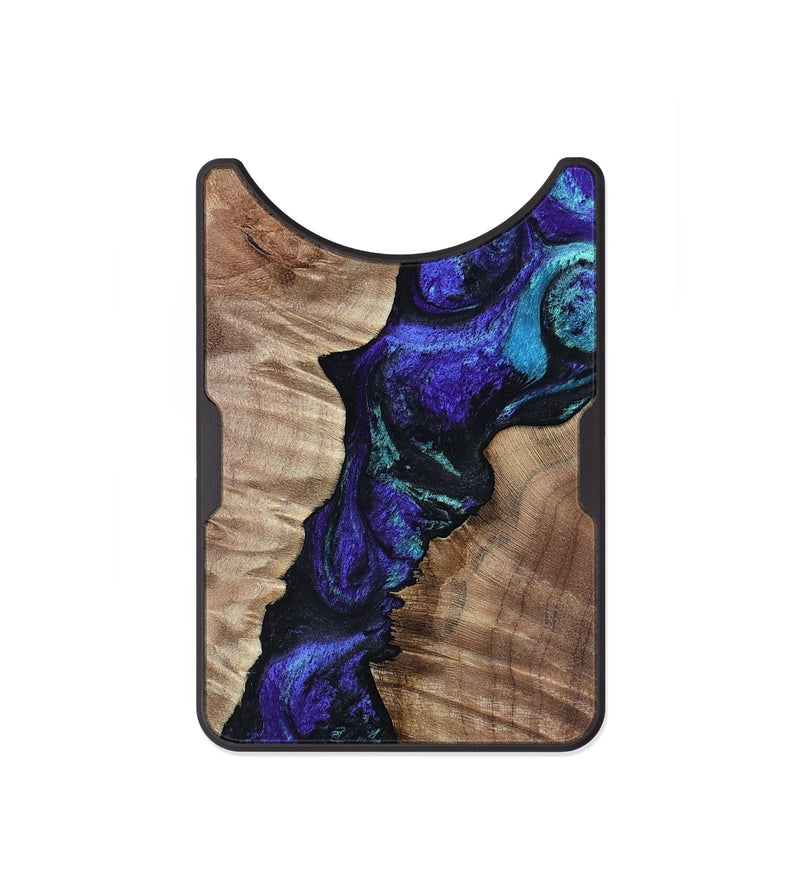 Alloy Wood Wallet - Lynne (Purple, 802167)