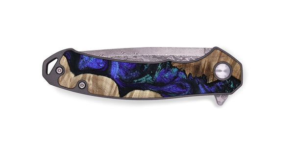 EDC Wood Pocket Knife - Lynne (Purple, 802167)