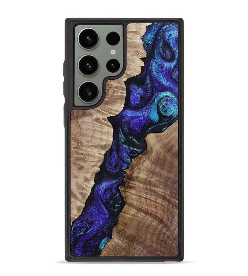 Galaxy S23 Ultra Wood Phone Case - Lynne (Purple, 802167)