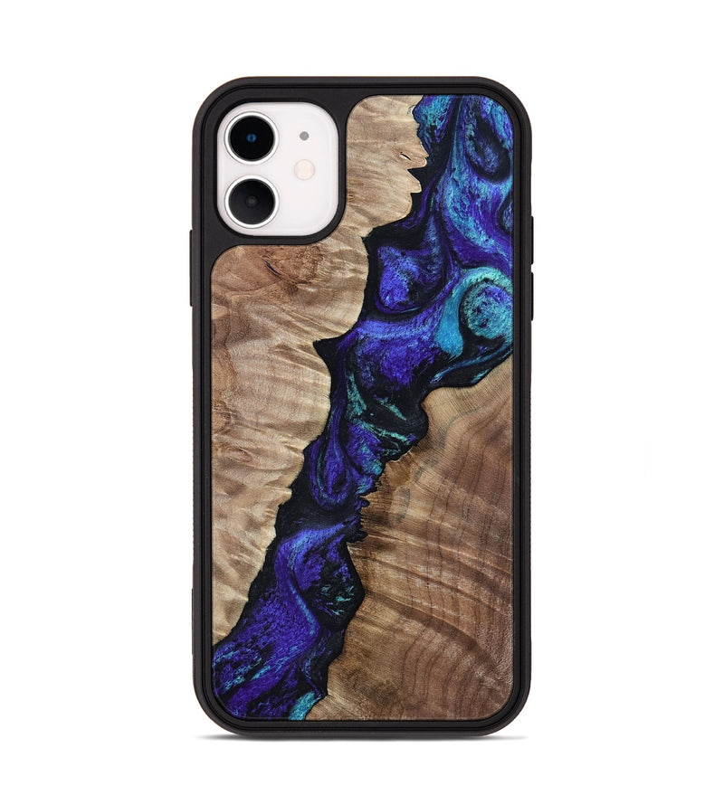 iPhone 11 Wood Phone Case - Lynne (Purple, 802167)