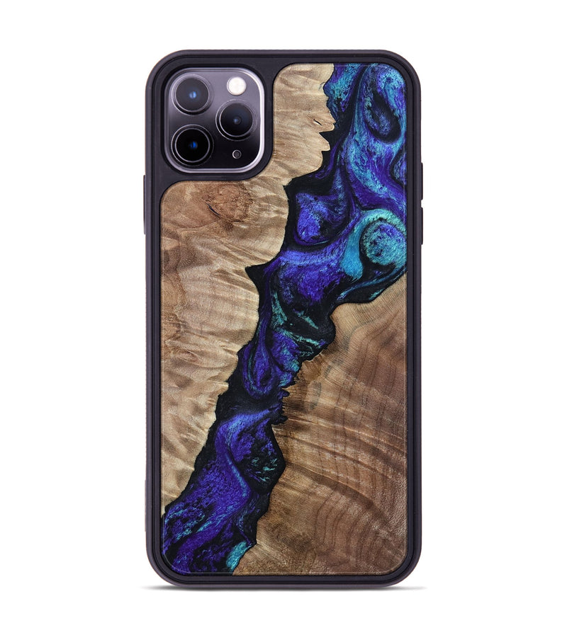 iPhone 11 Pro Max Wood Phone Case - Lynne (Purple, 802167)