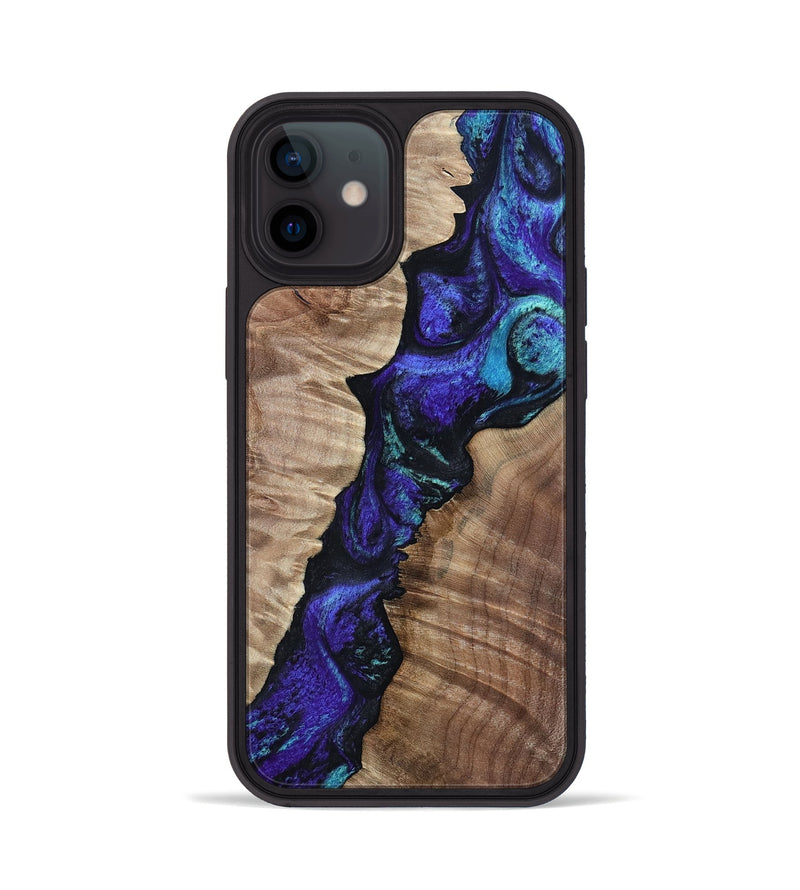 iPhone 12 Wood Phone Case - Lynne (Purple, 802167)