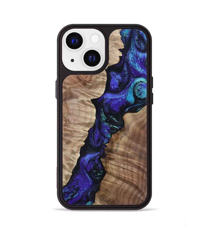 iPhone 13 Wood Phone Case - Lynne (Purple, 802167)