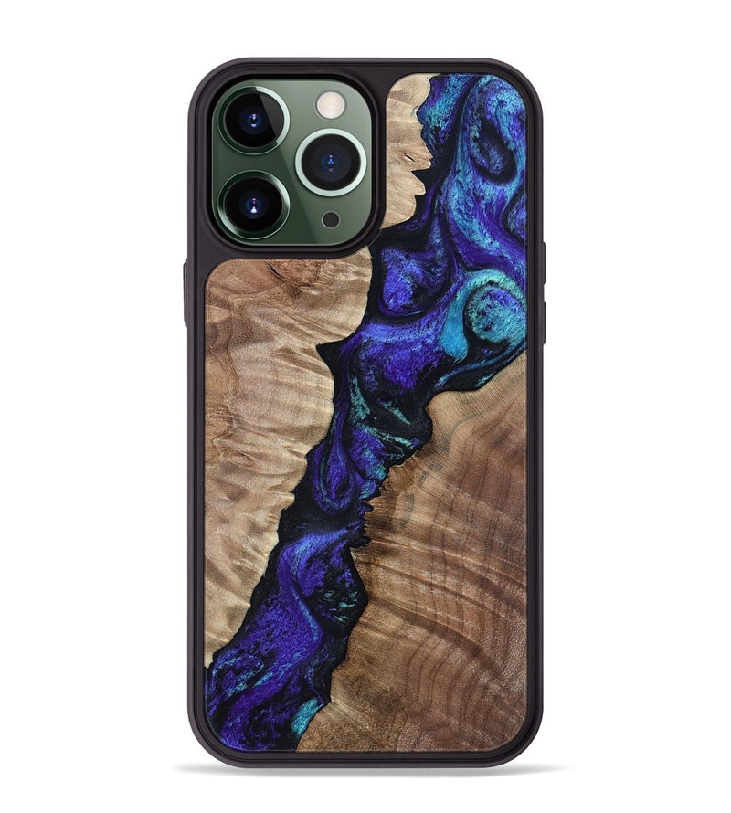 iPhone 13 Pro Max Wood Phone Case - Lynne (Purple, 802167)