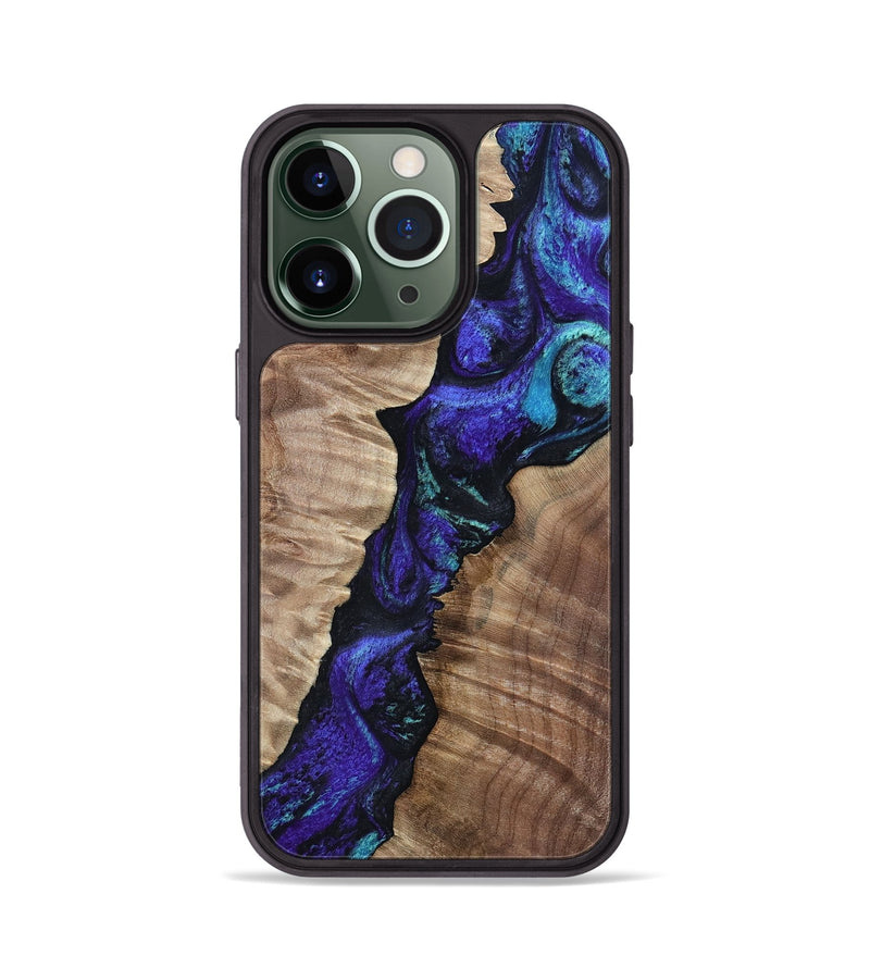 iPhone 13 Pro Wood Phone Case - Lynne (Purple, 802167)
