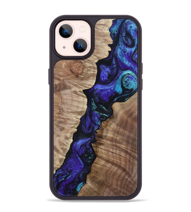 iPhone 14 Plus Wood Phone Case - Lynne (Purple, 802167)