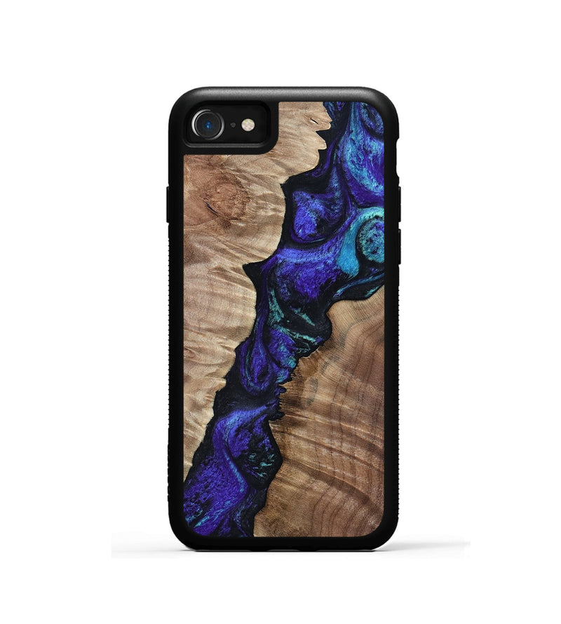 iPhone SE Wood Phone Case - Lynne (Purple, 802167)