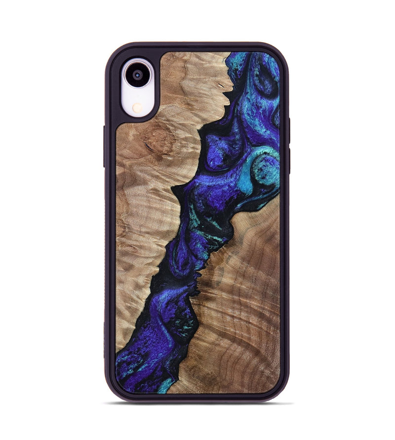 iPhone Xr Wood Phone Case - Lynne (Purple, 802167)
