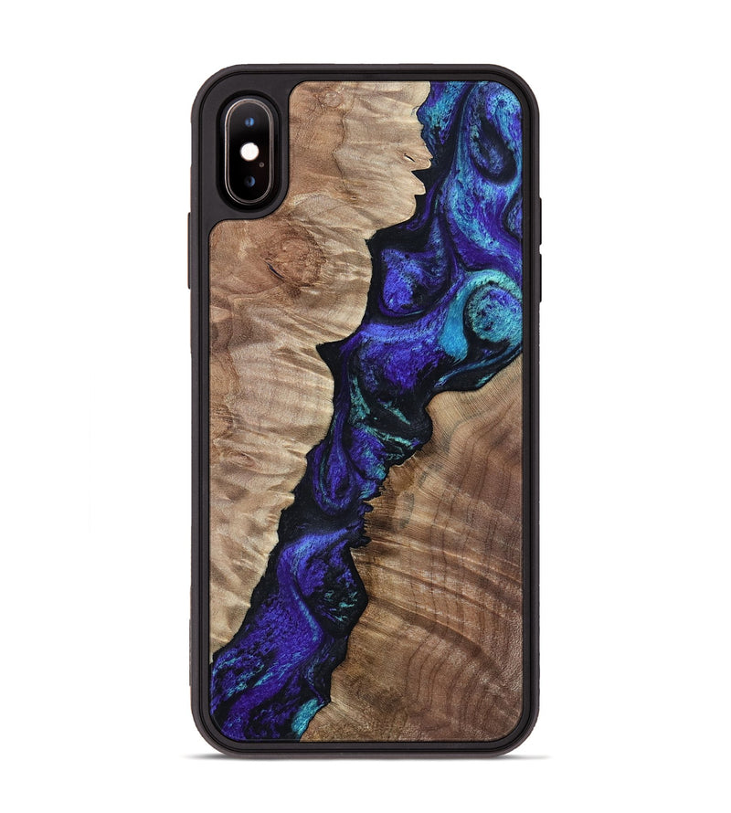 iPhone Xs Max Wood Phone Case - Lynne (Purple, 802167)