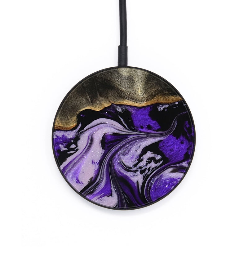 Circle Wood Wireless Charger - Esta (Purple, 802168)