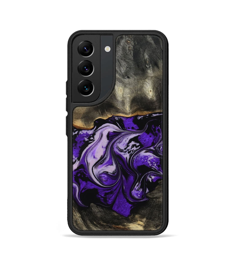 Galaxy S22 Wood Phone Case - Esta (Purple, 802168)