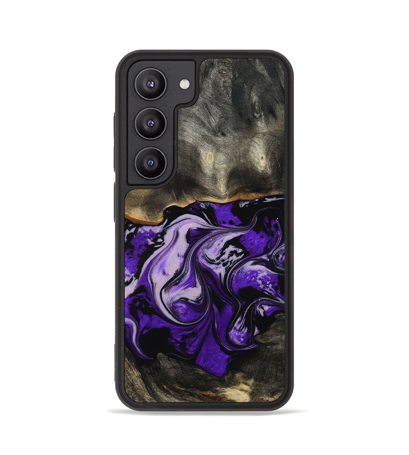 Galaxy S23 Wood Phone Case - Esta (Purple, 802168)