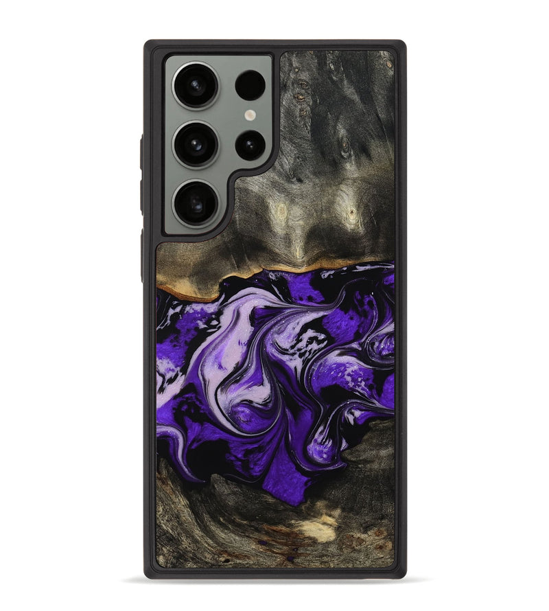 Galaxy S23 Ultra Wood Phone Case - Esta (Purple, 802168)