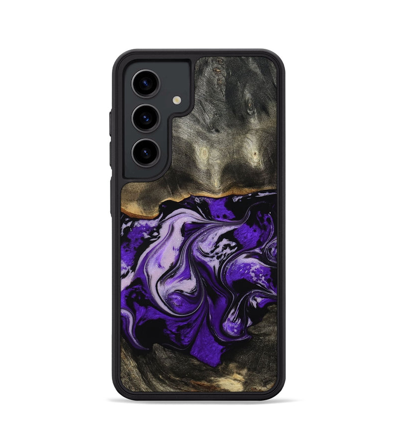 Galaxy S24 Wood Phone Case - Esta (Purple, 802168)