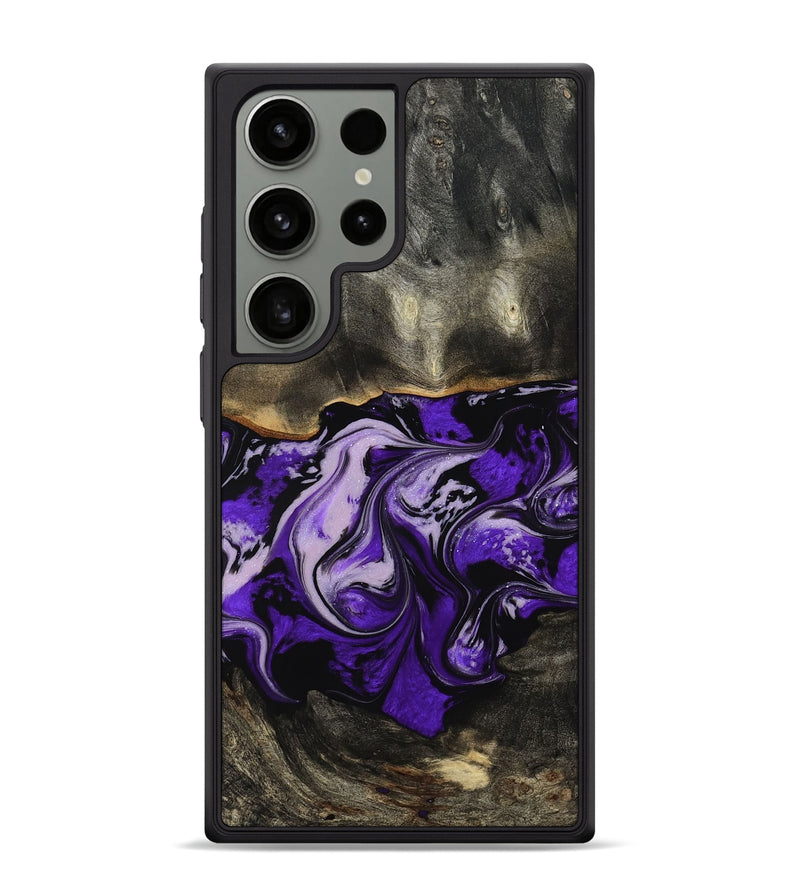 Galaxy S24 Ultra Wood Phone Case - Esta (Purple, 802168)