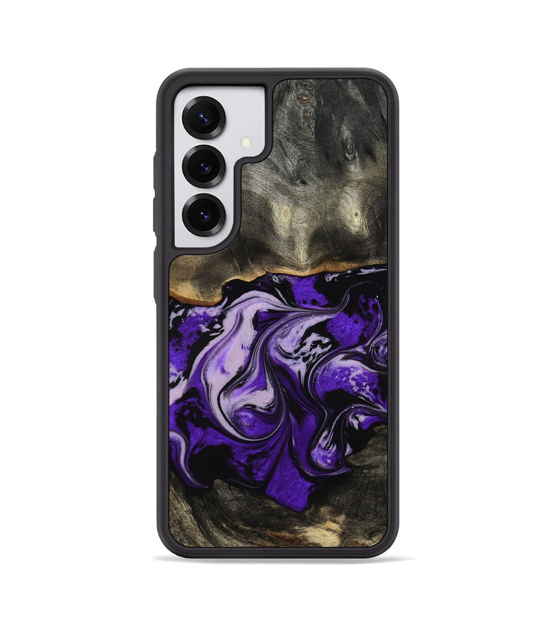 Galaxy S25 Wood Phone Case - Esta (Purple, 802168)
