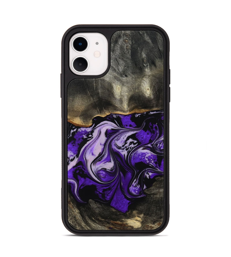 iPhone 11 Wood Phone Case - Esta (Purple, 802168)