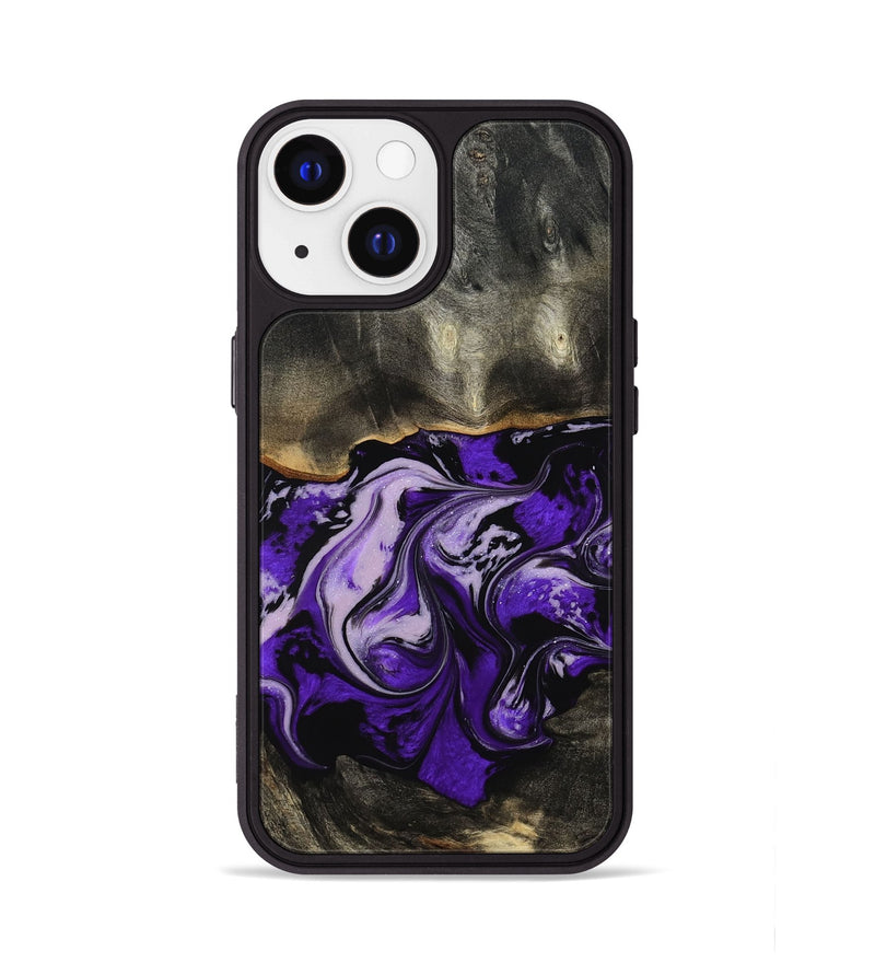 iPhone 13 Wood Phone Case - Esta (Purple, 802168)