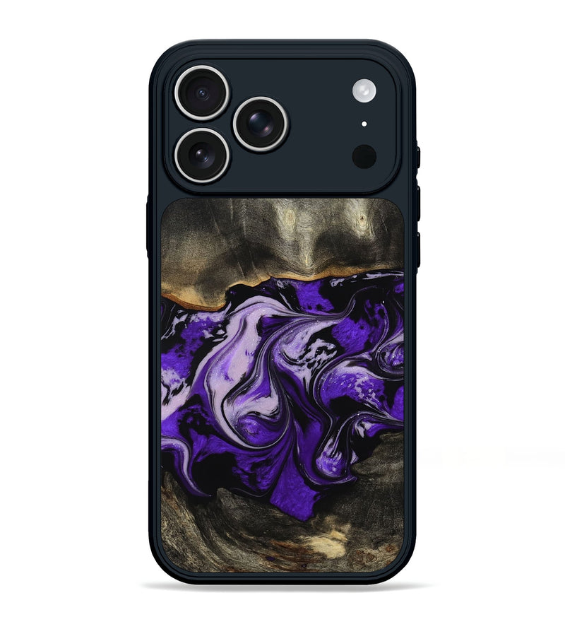 iPhone 17 Pro Max Wood Phone Case - Esta (Purple, 802168)