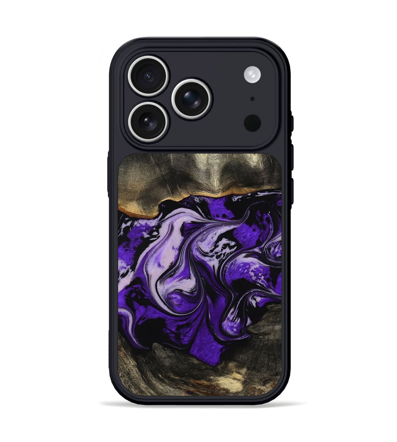 iPhone 17 Pro Wood Phone Case - Esta (Purple, 802168)
