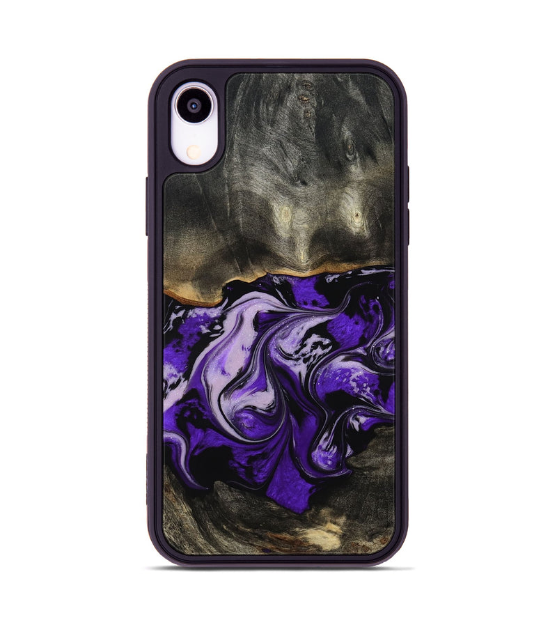 iPhone Xr Wood Phone Case - Esta (Purple, 802168)