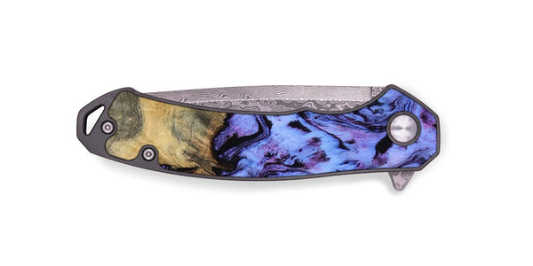 EDC Wood Pocket Knife - Larry (Purple, 802169)