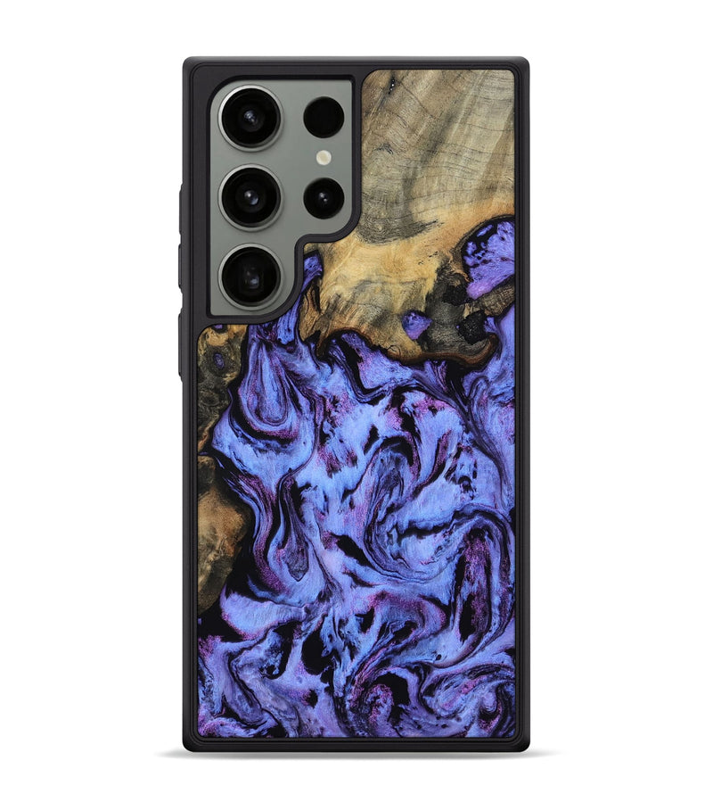 Galaxy S24 Ultra Wood Phone Case - Larry (Purple, 802169)
