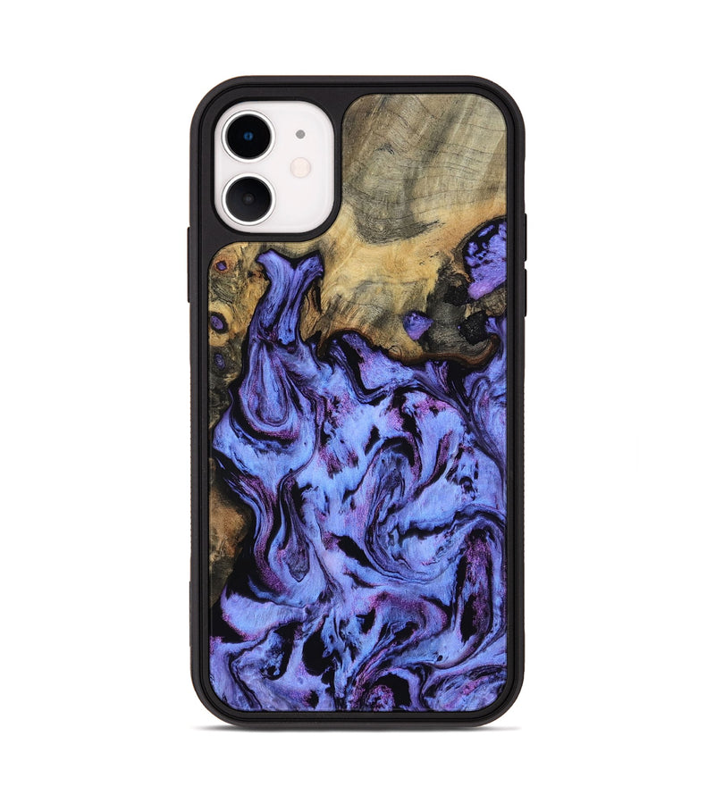 iPhone 11 Wood Phone Case - Larry (Purple, 802169)